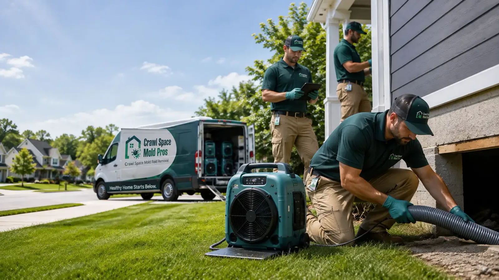 Crawl Space Mold Removal in Gilbert, AZ